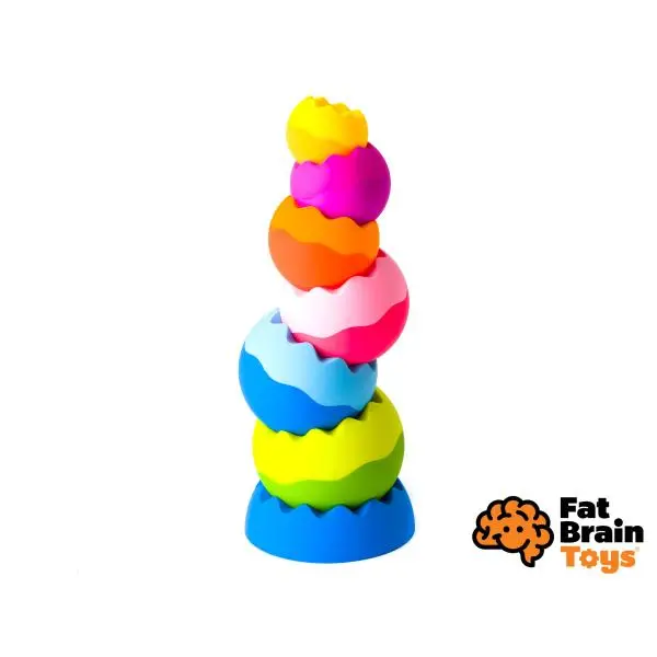 Fat Brain Skládací věž Tobbles Neo 28 cm
