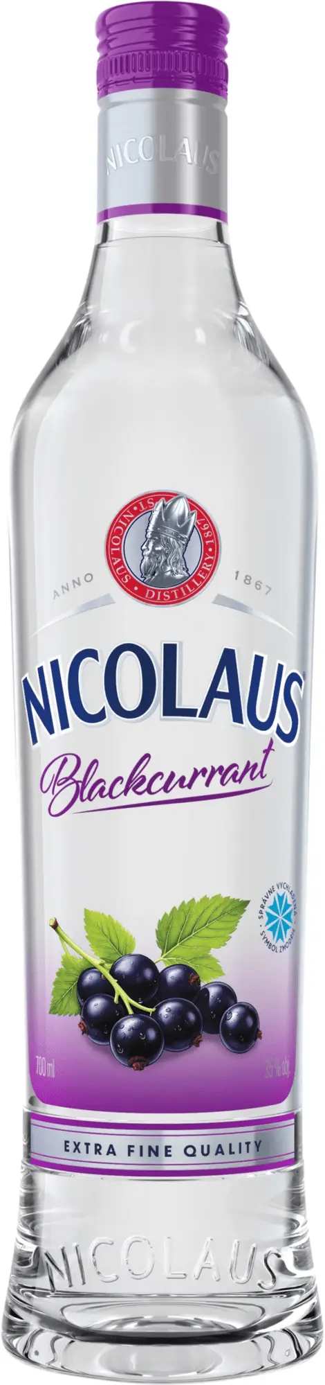 Nicolaus Blackcurrant Vodka 35% 0,7l