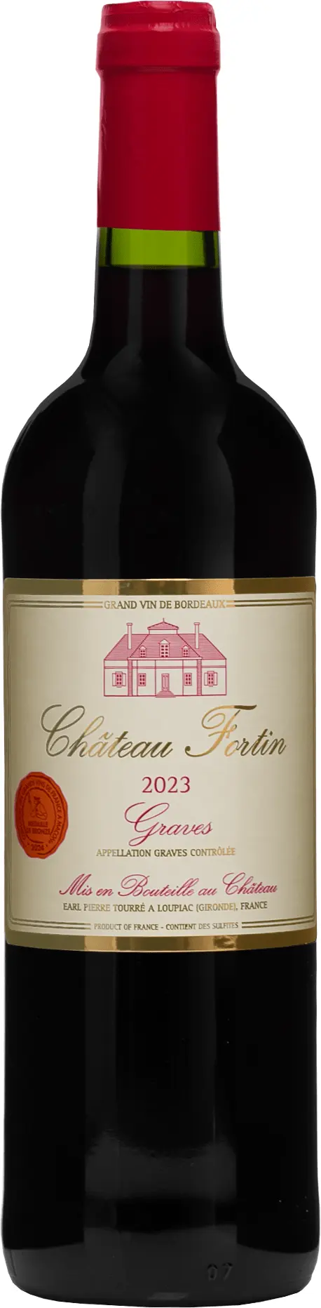 Château Fortin Graves Rouge AOC 2023 13% 0,75l