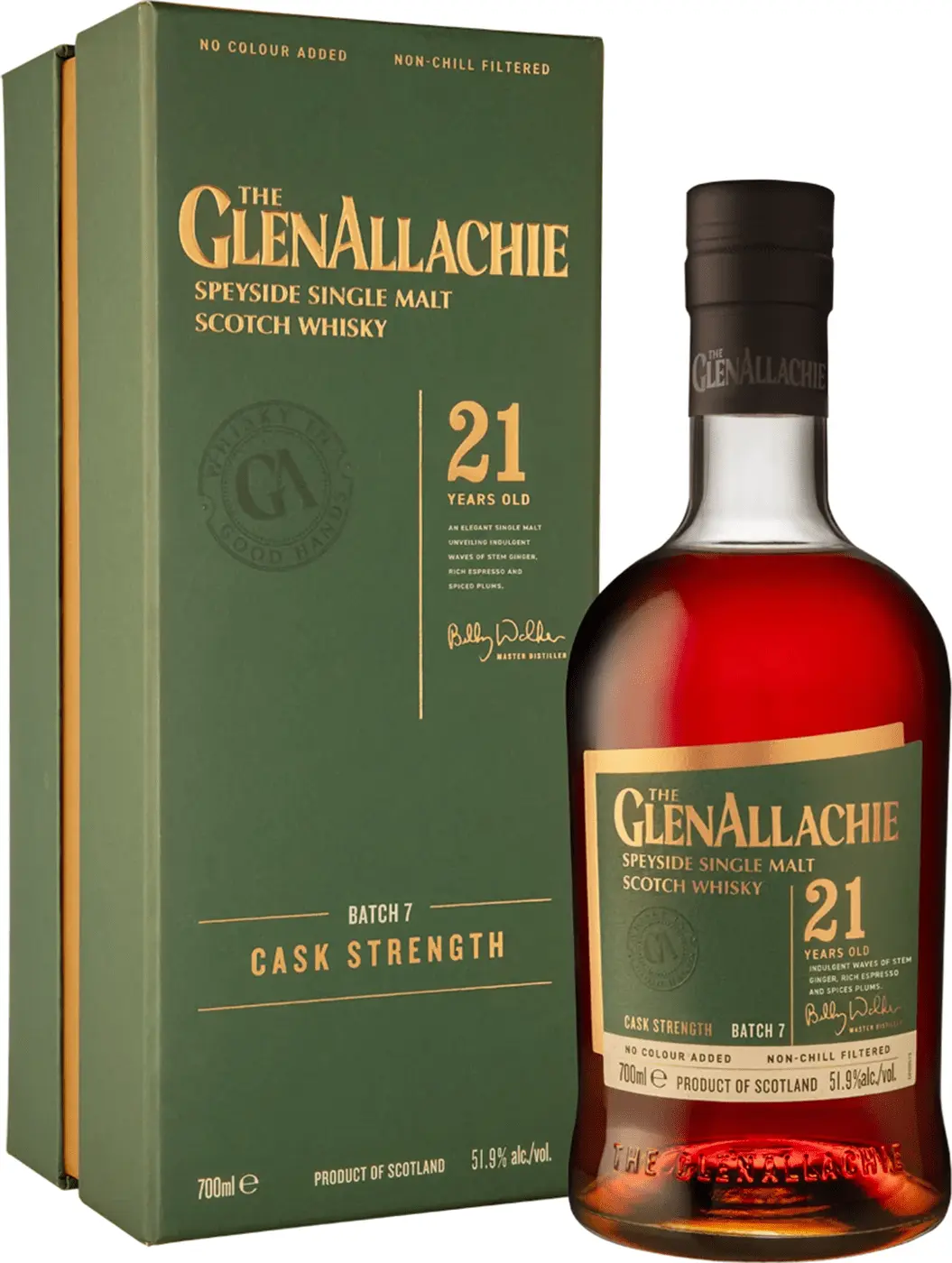 The GlenAllachie 21 letá Batch 7 51,9% 0,7l