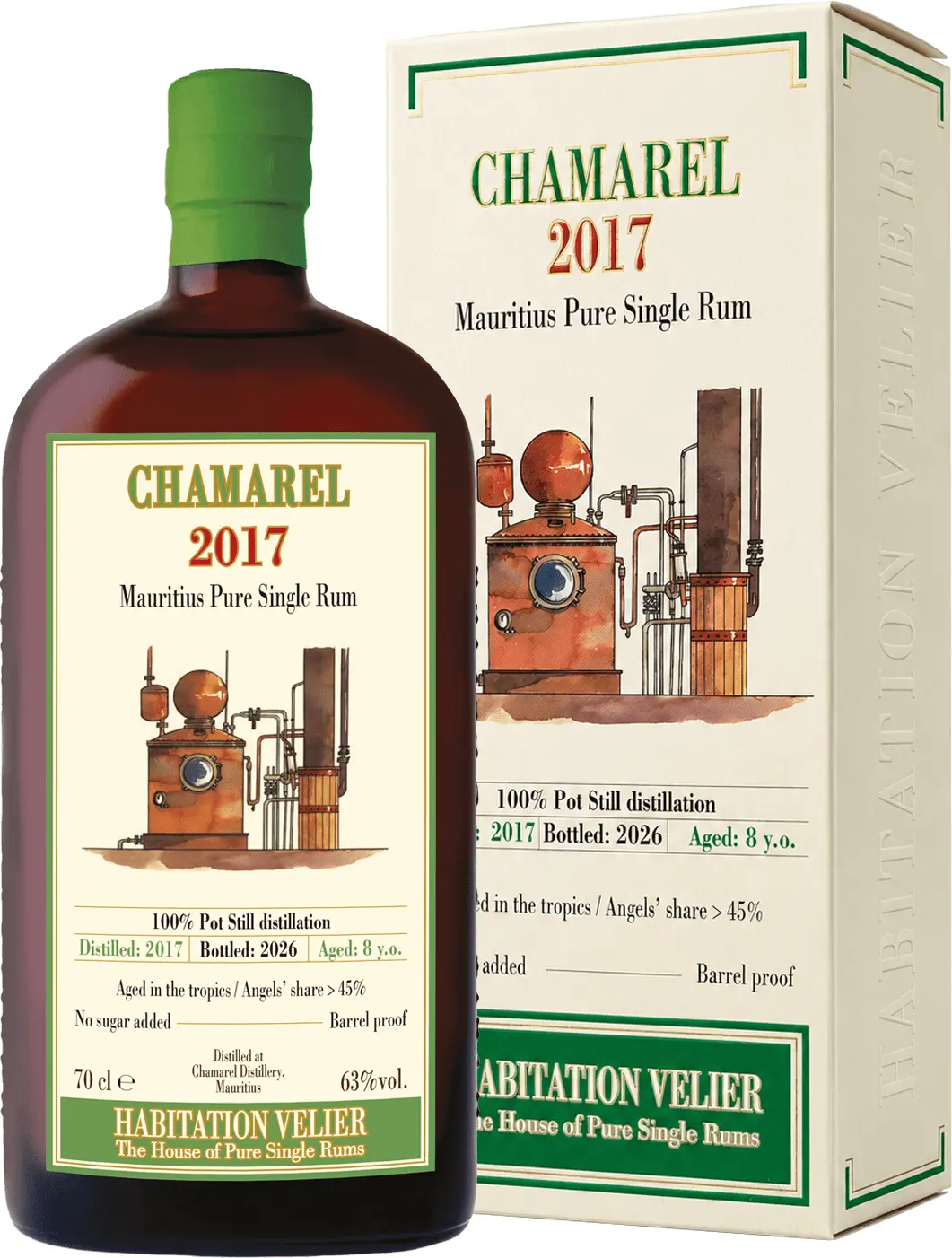 Habitation Velier Chamarel 2017 63% 0,7l