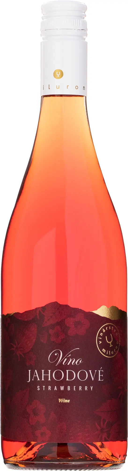 Miluron Jahodové víno 11% 0,75l