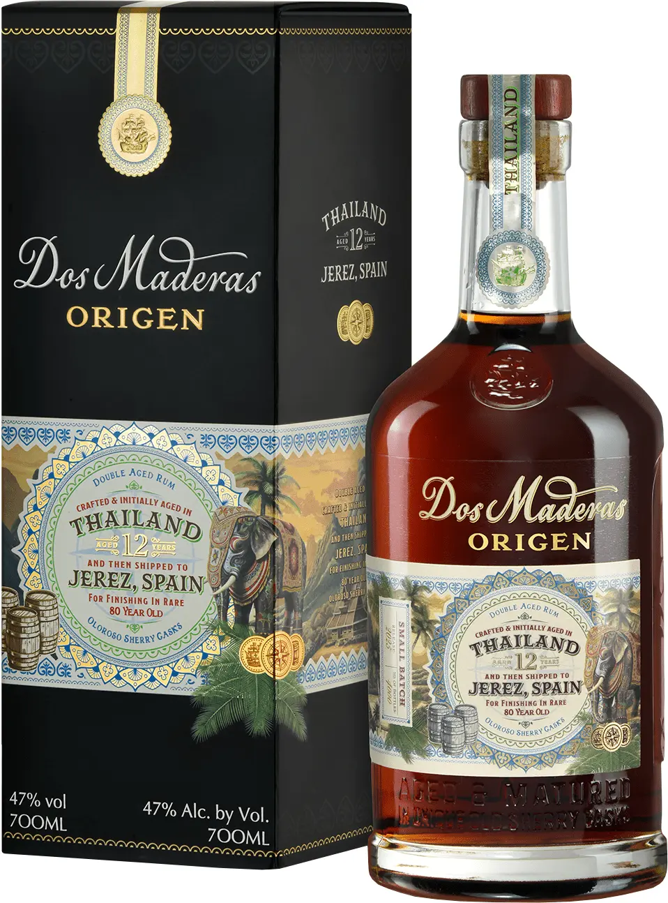 Dos Maderas 12YO Origen Thailand 47% 0,7l