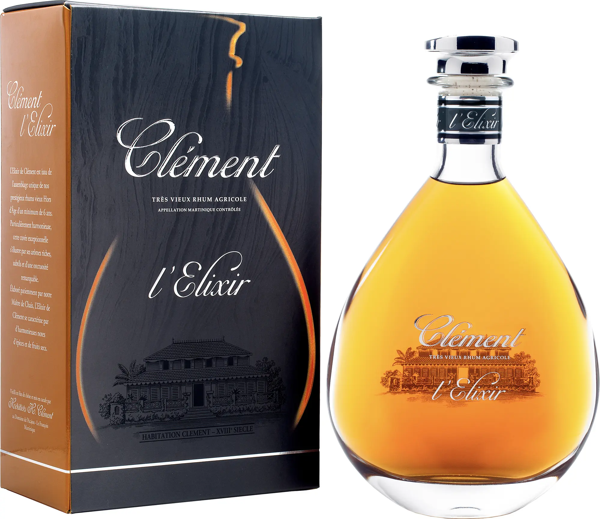 Clément Carafe l'Elixir 42% 0,7l