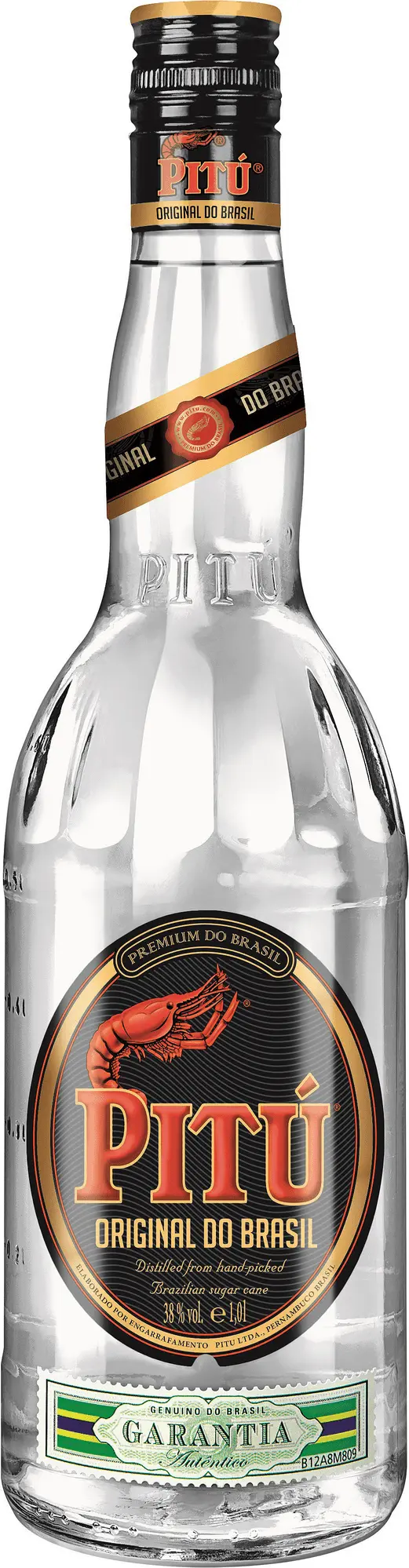 Pitú Cachaca 38% 1l