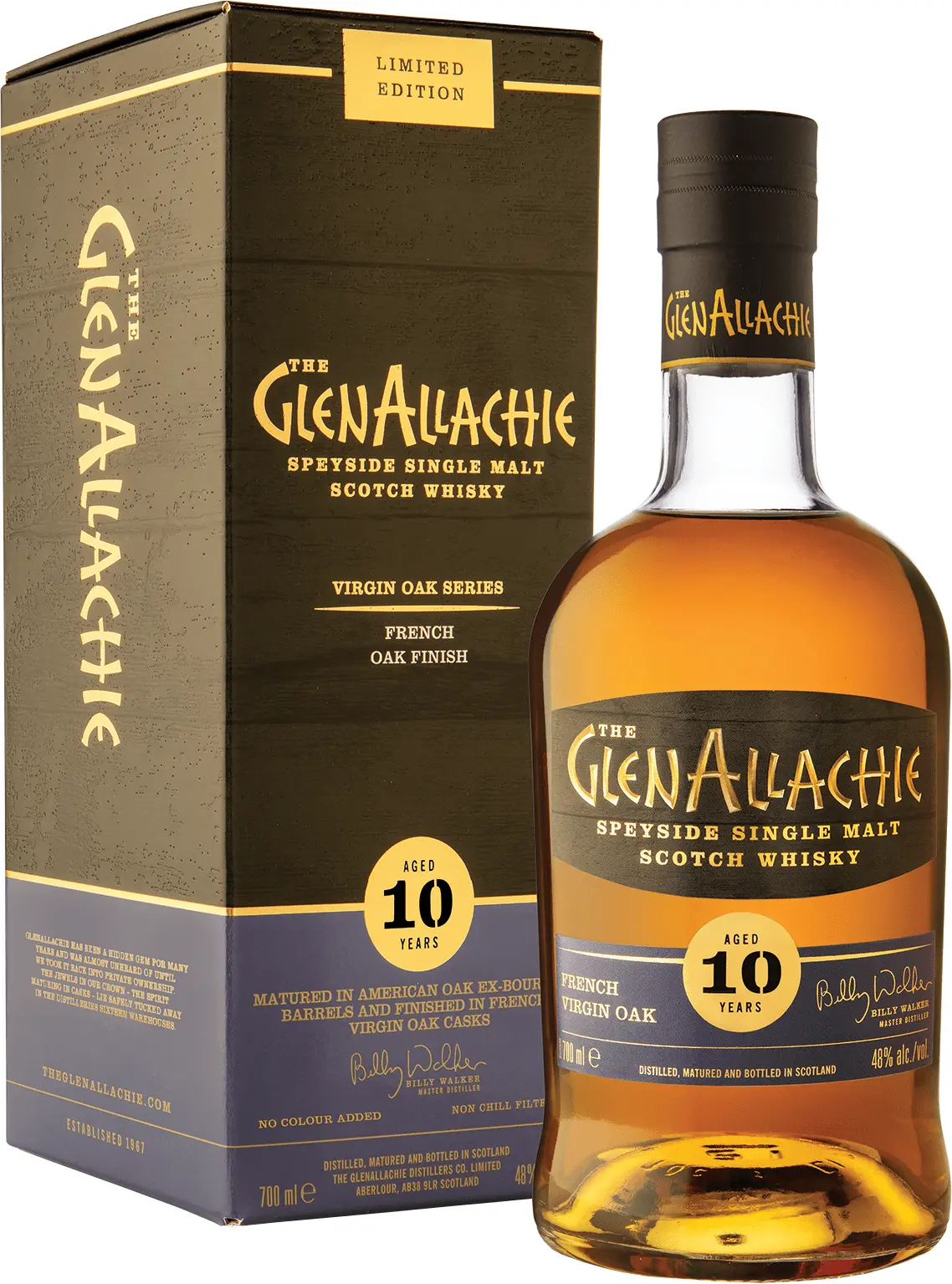 The GlenAllachie 10 letá French Virgin Oak 48% 0,7l