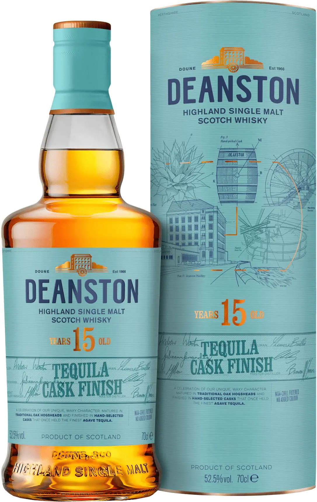 Deanston 15 letá Tequila Cask 52,5% 0,7l
