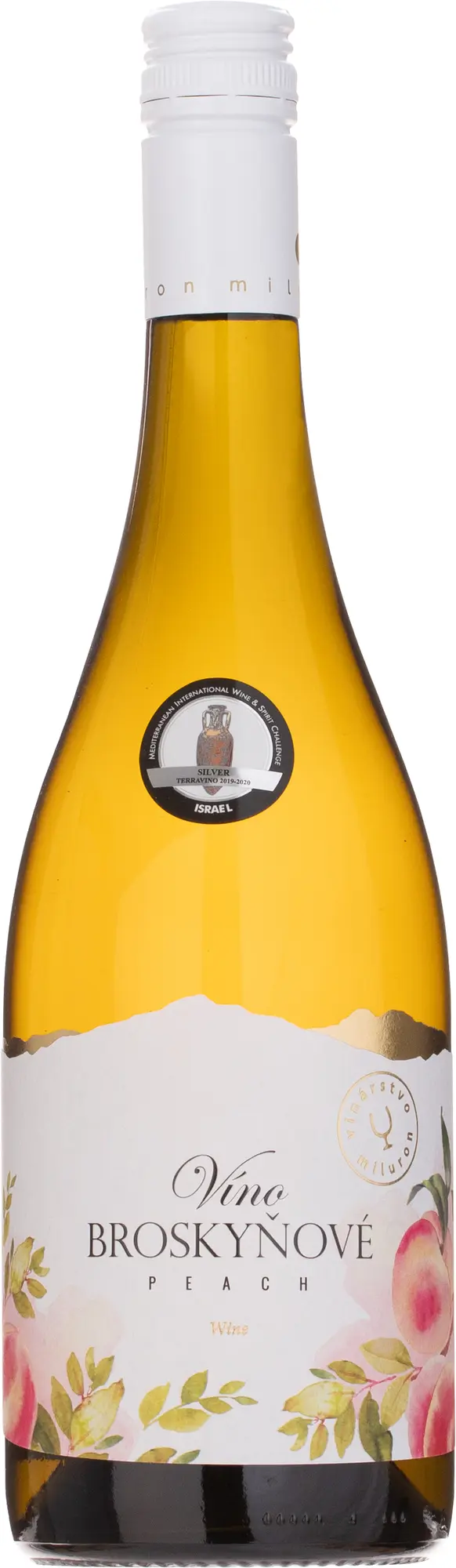 Miluron Broskyňové víno 11% 0,75l