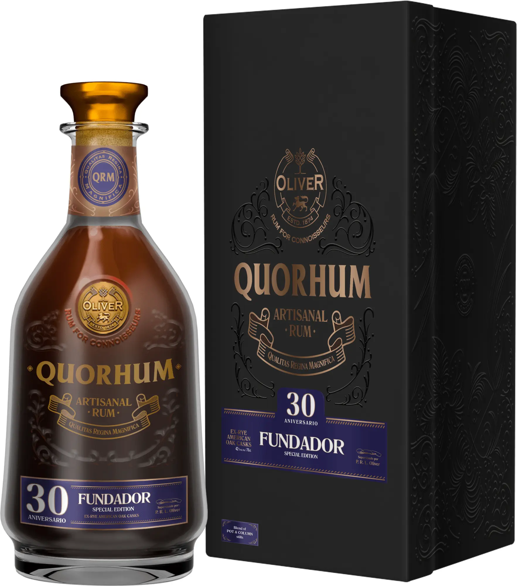 Quorhum Fundador 30YO Aniversario Dominican Republic 42% 0,7l