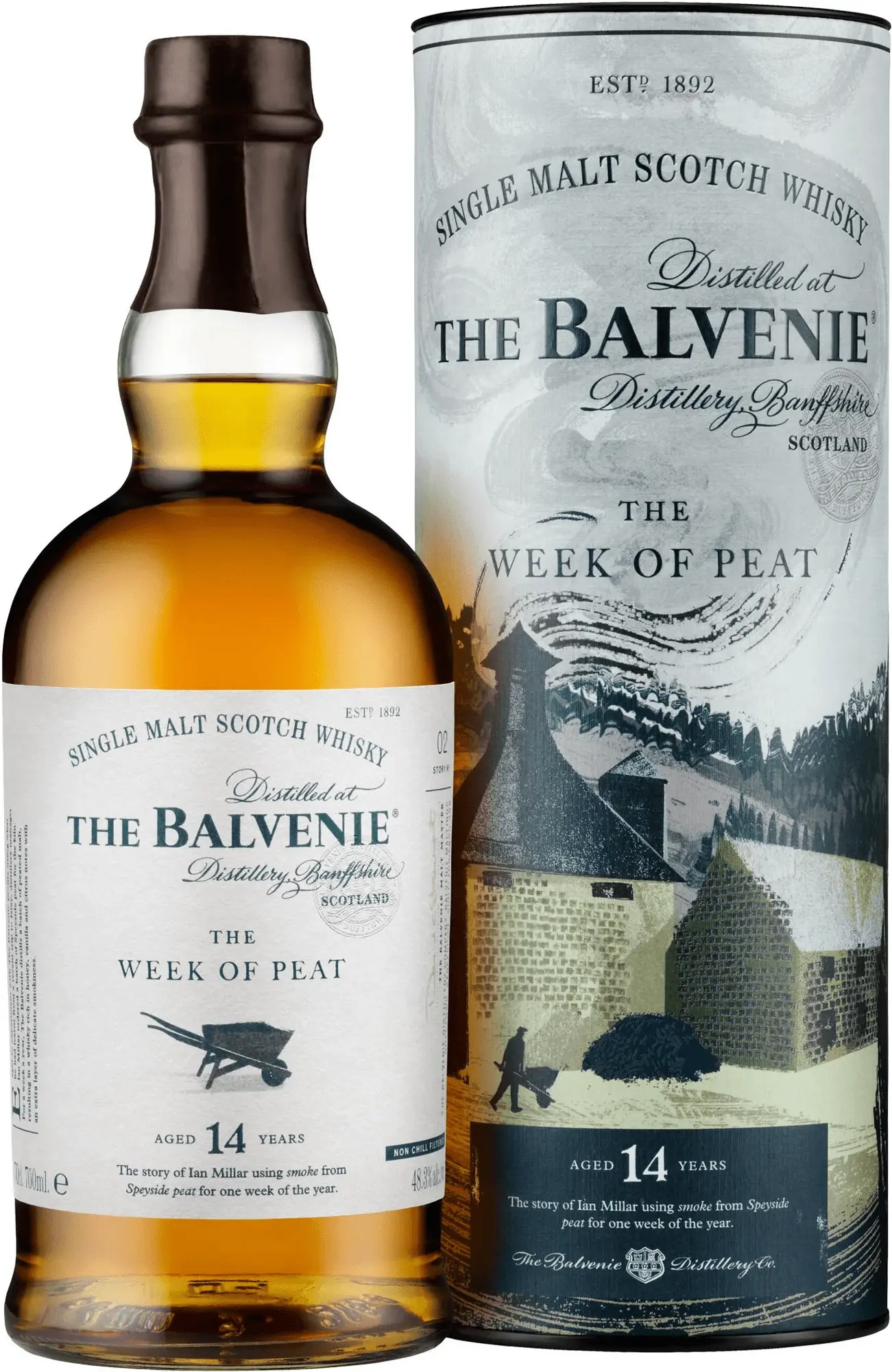 The Balvenie 14 letá Week Of Peat 48,3% 0,7l