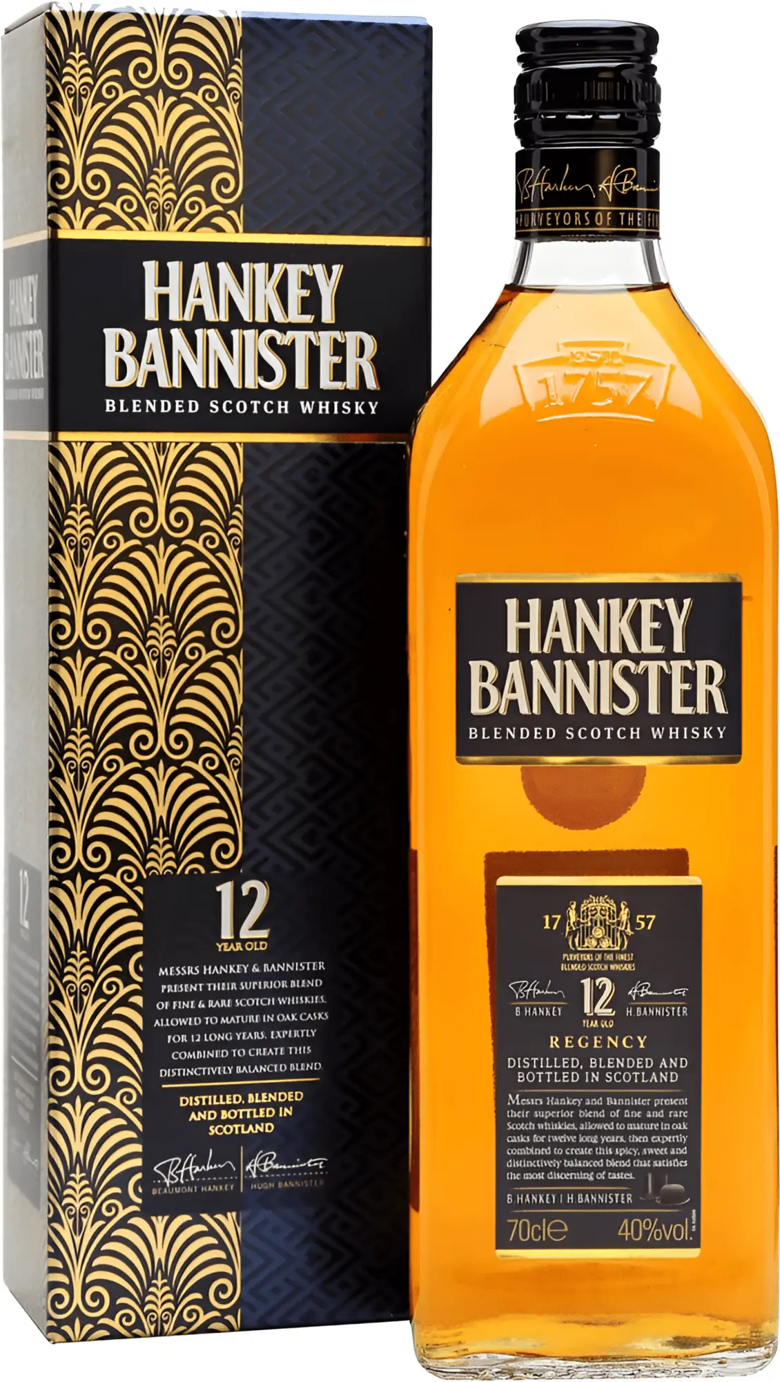 Hankey Bannister 12 letá 40% 0,7l