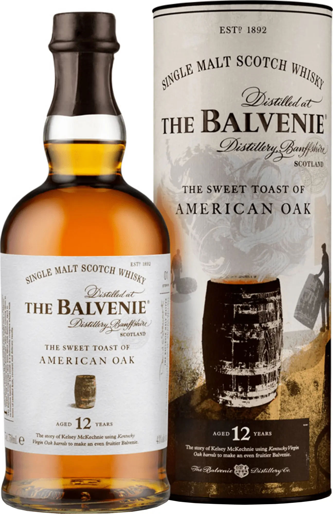 The Balvenie 12 letá Sweet Toast of American Oak 43% 0,7l