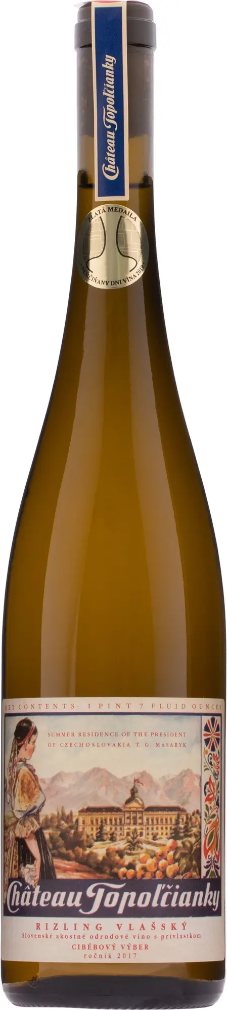 Chateau Topoľčianky Retro Rizling vlašský 14% 0,75l