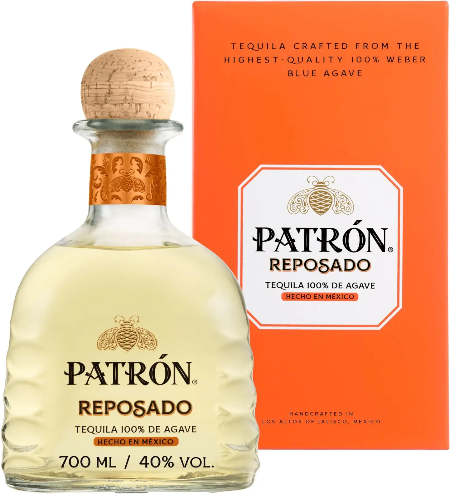 Patrón Reposado Tequila 100% Agave 40% 0,7l