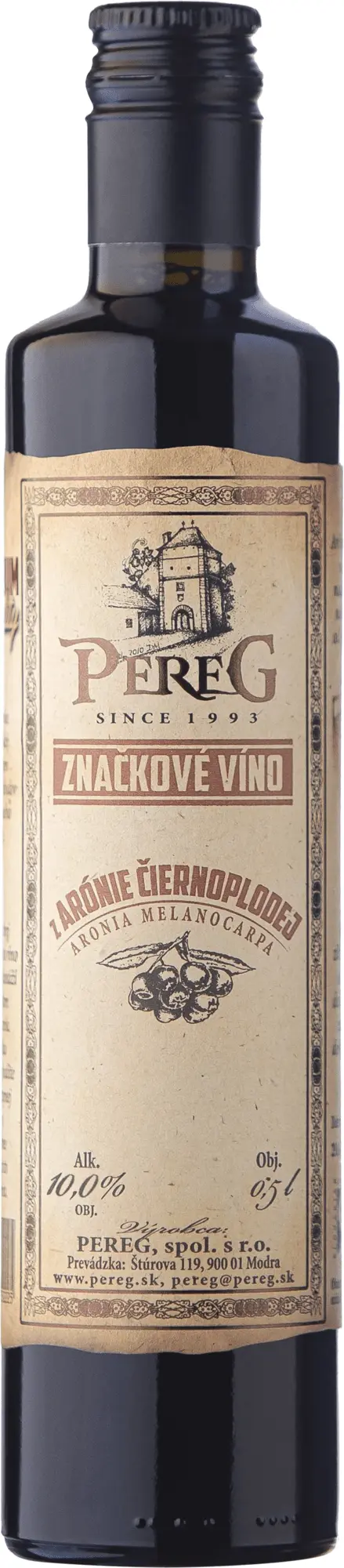 Pereg Arónia 10% 0,5l