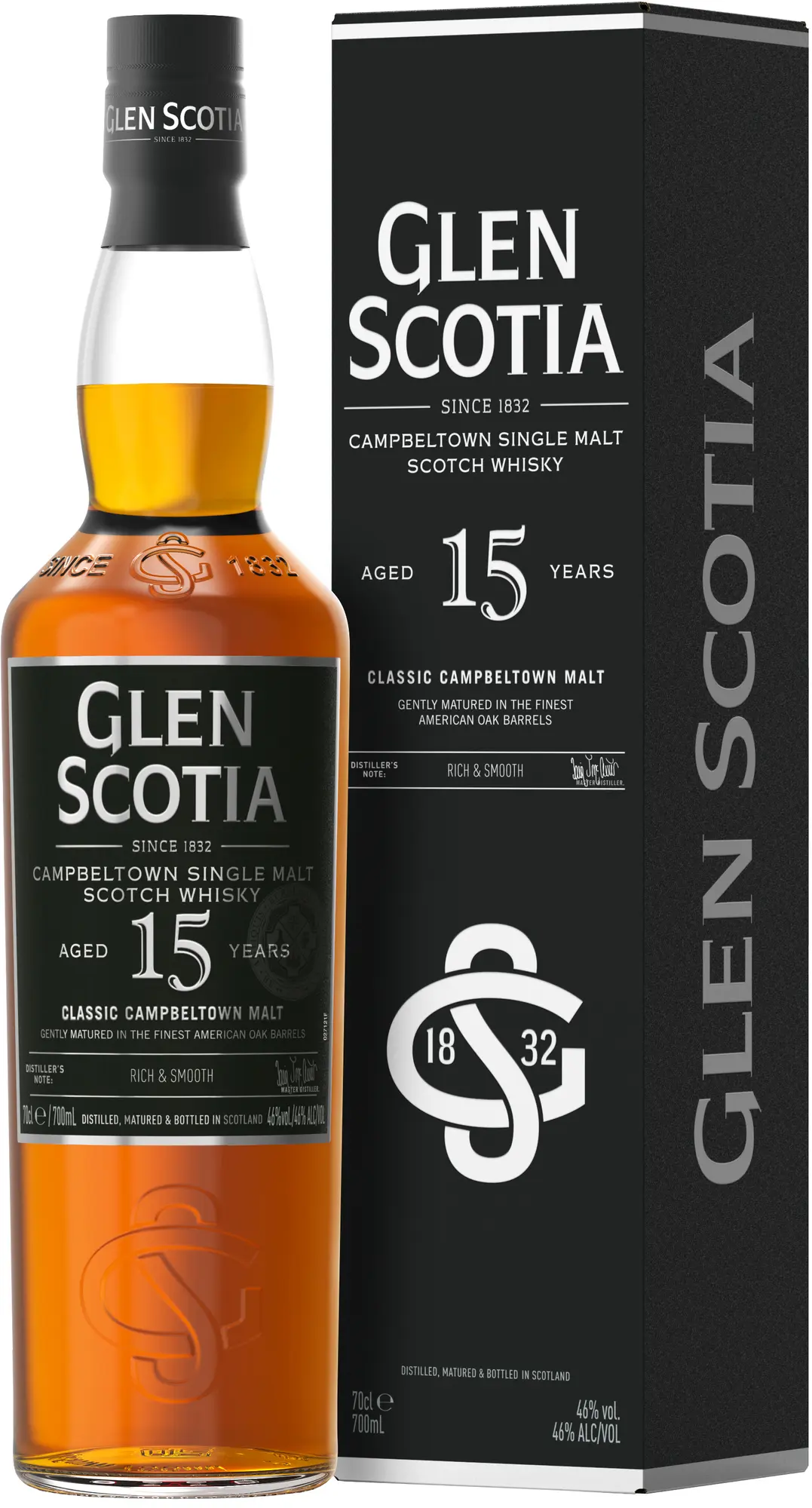 Glen Scotia 15 letá 46% 0,7l
