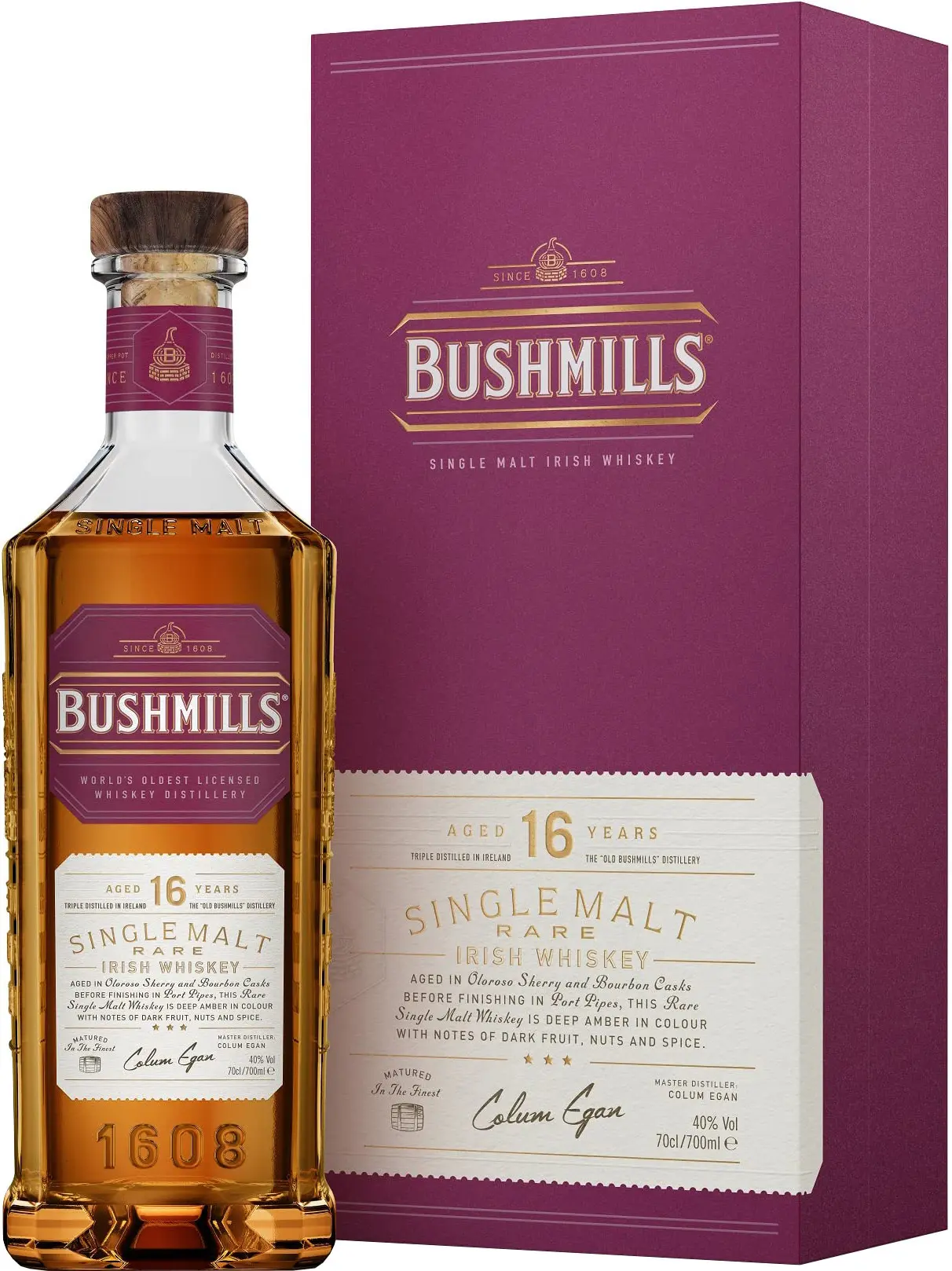 Bushmills 16 Y.O. Single Malt 40,0% 0,7 l