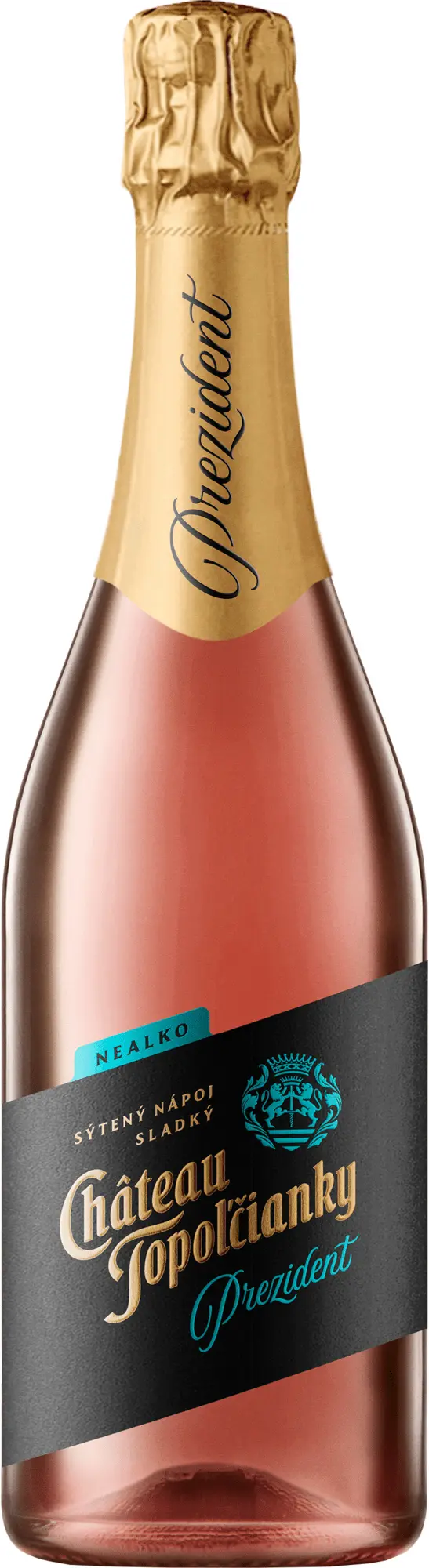 Chateau Topoľčianky Prezident Rosé Nealko 0,5% 0,75l