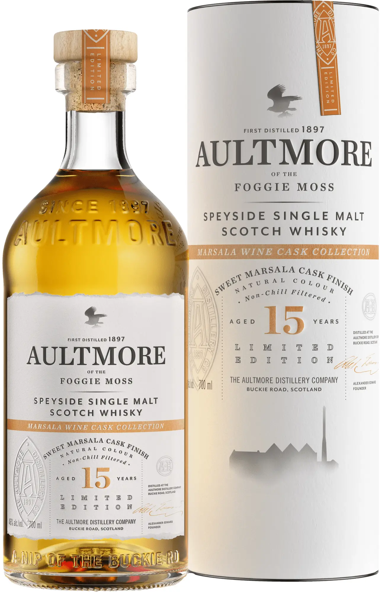 Aultmore Sweet Marsala Cask 15 letá 46% 0,7l