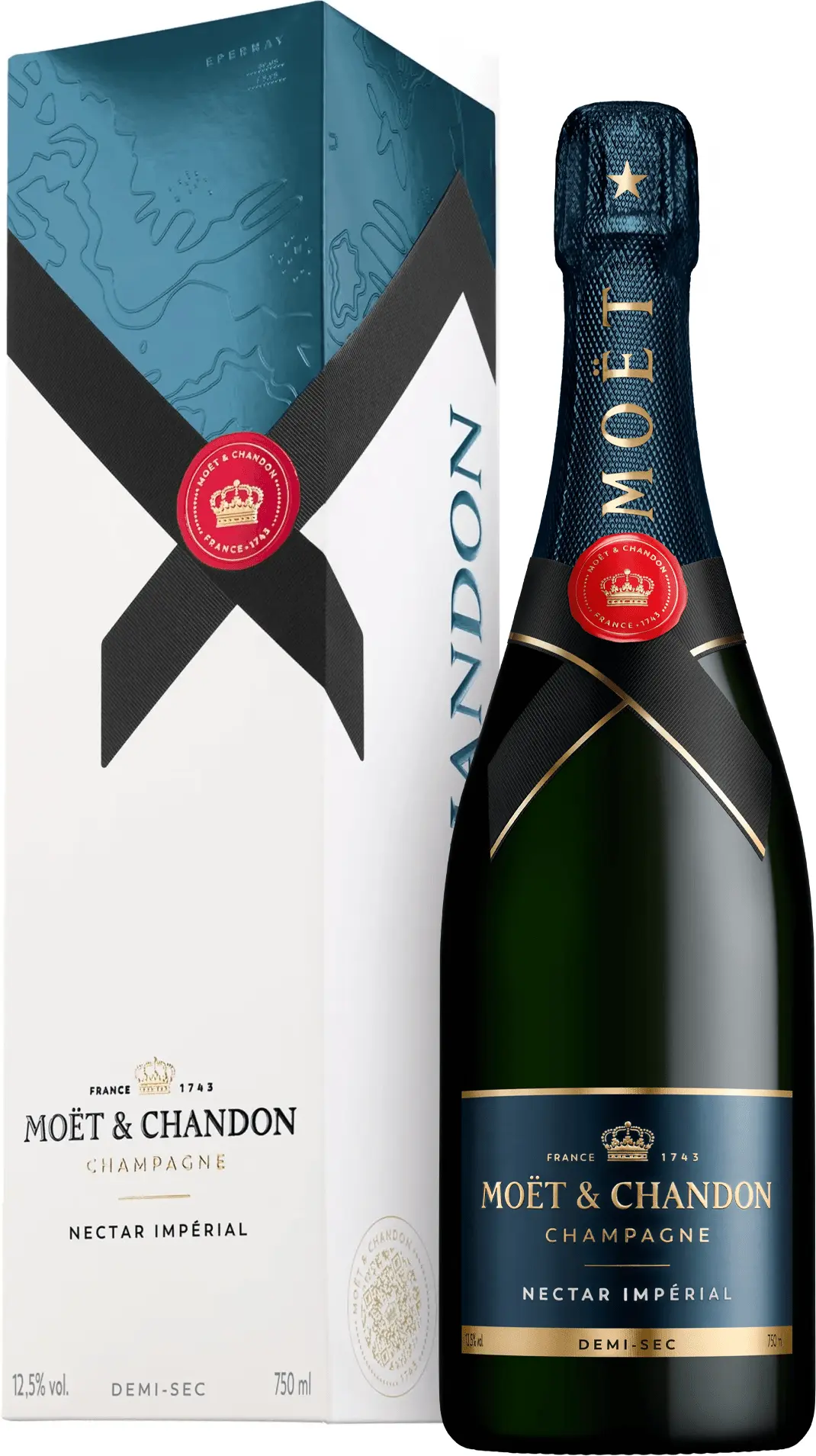 Moët & Chandon Nectar Impérial v kartónu 12,5% 0,75l