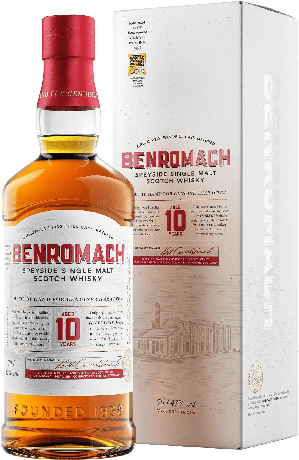 Benromach Single Malt Scotch Whisky 10y 43% 0,7l