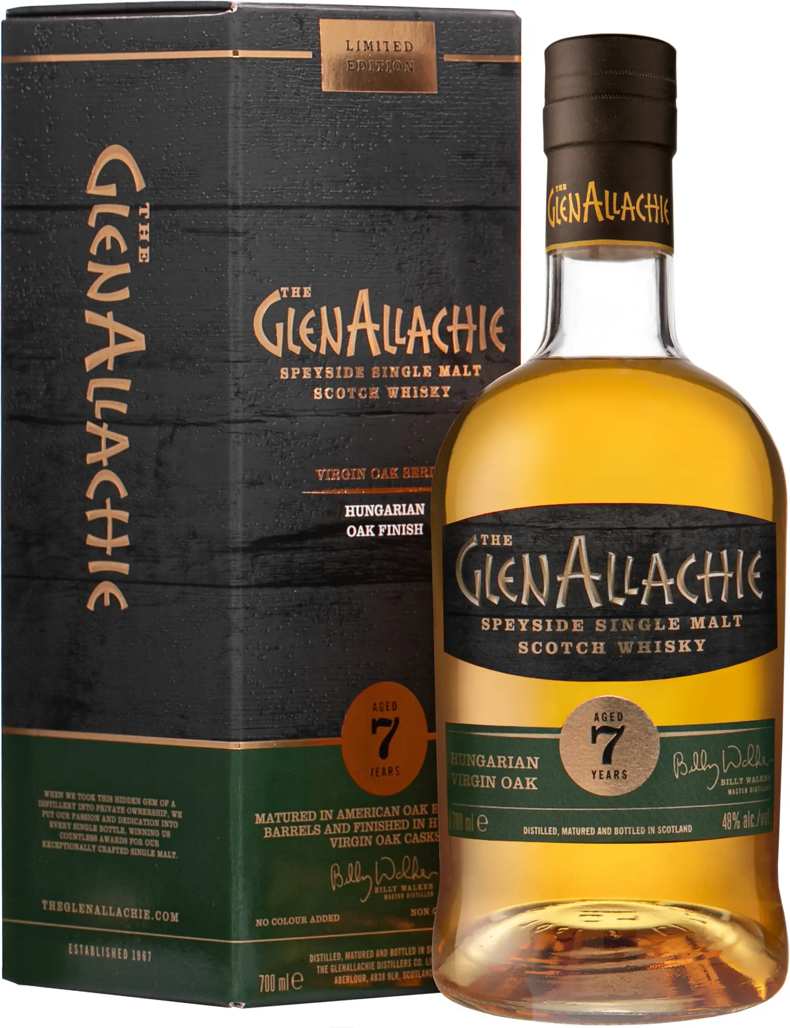 The GlenAllachie Hungarian Oak Finish 7 letá 48% 0,7l