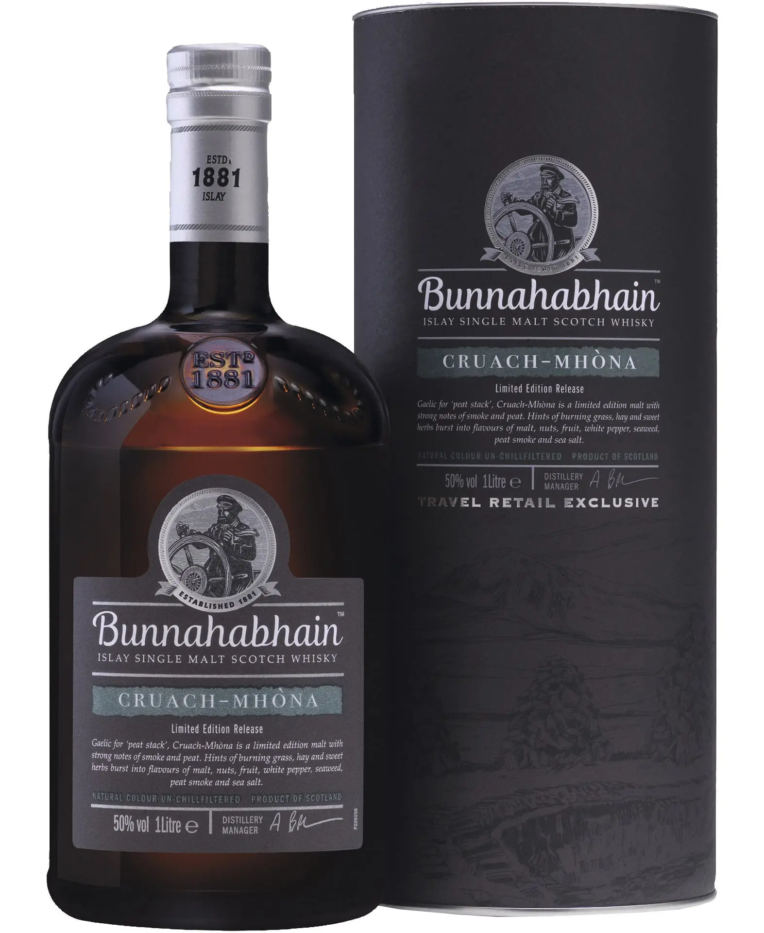 Bunnahabhain Cruach Mhóna Whisky 50% 1 l (tuba)