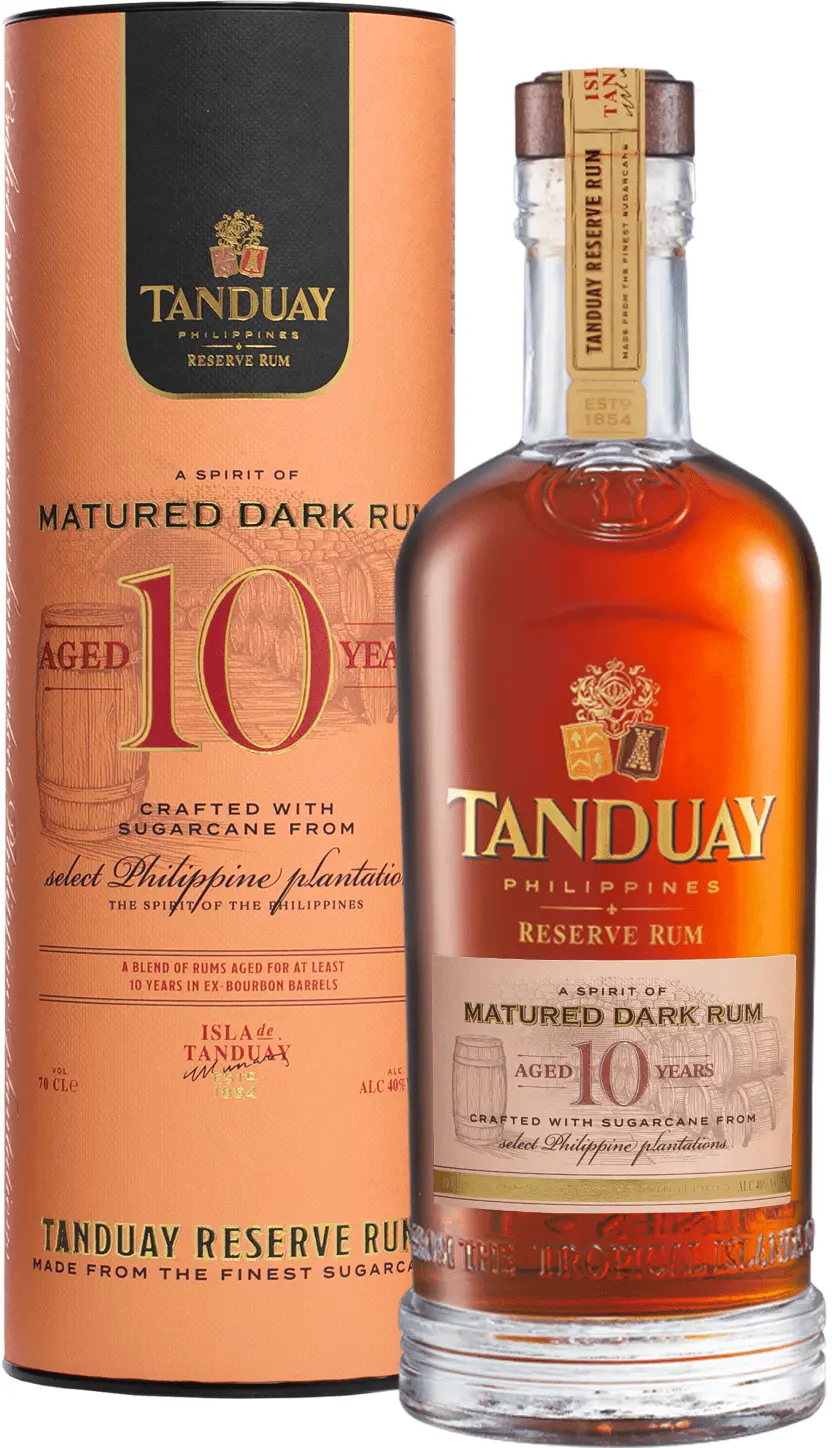 Tanduay Matured Dark Rum 10 letý 40% 0,7l