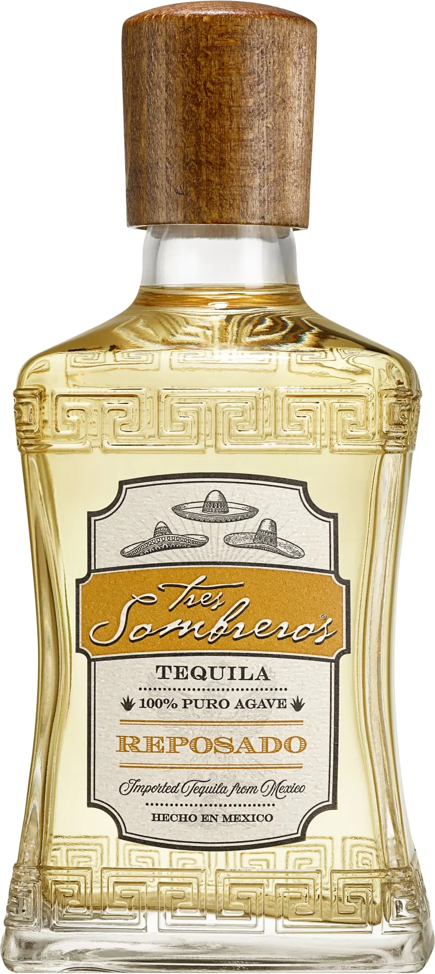 Tres Sombreros Tequila Reposado 38% 0,7