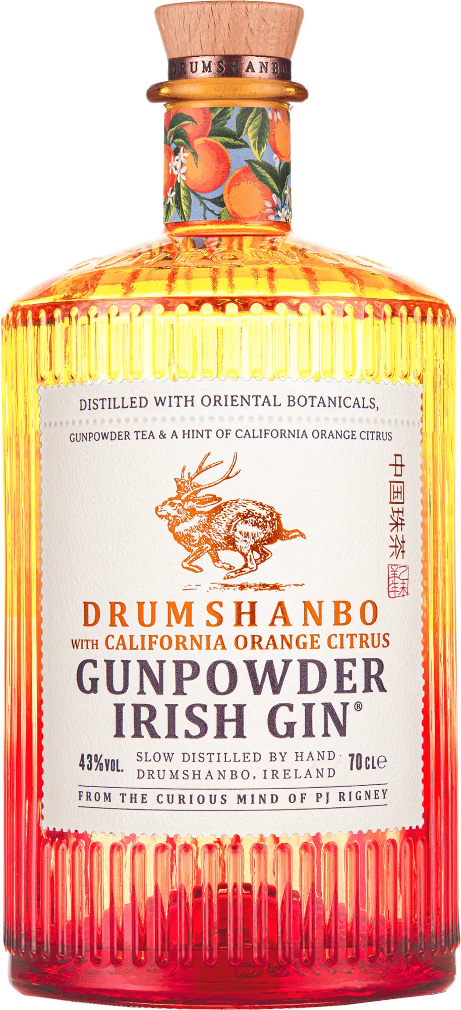Drumshanbo Gunpowder Irish Gin California Orange Citrus 43% 0,7l