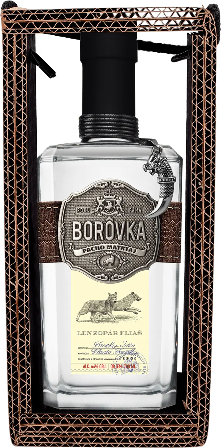 Pacho Matrtaj Borôvka 44% 0,7l (dárkové balení kazeta)