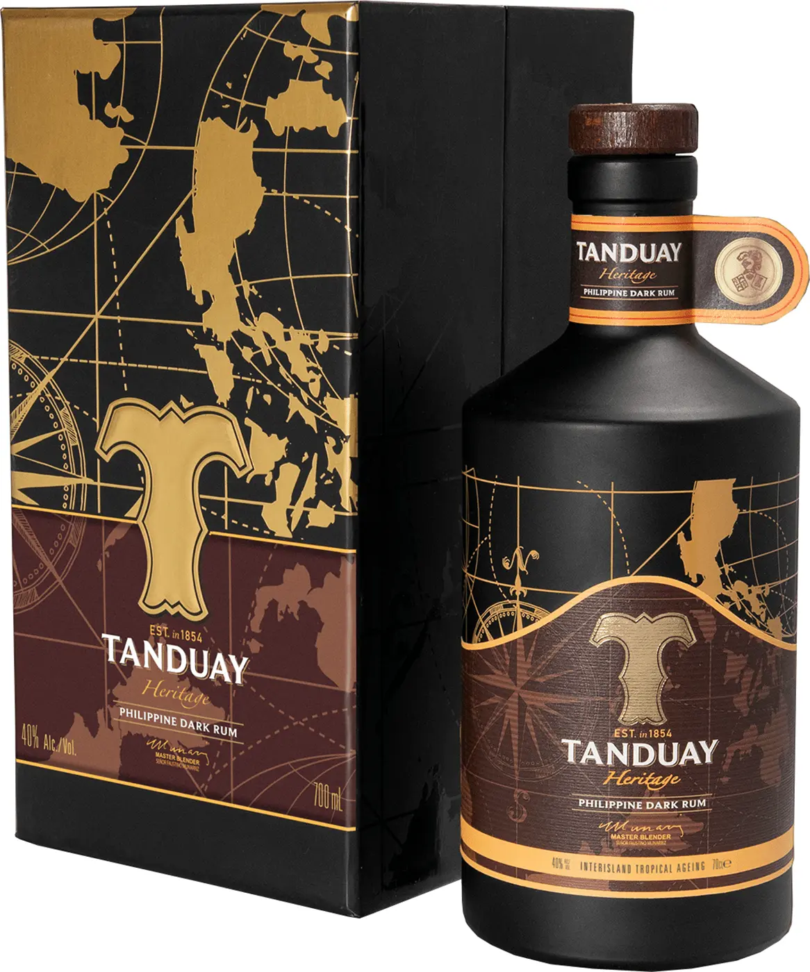 Tanduay Heritage Dark Rum 40% 0,7l