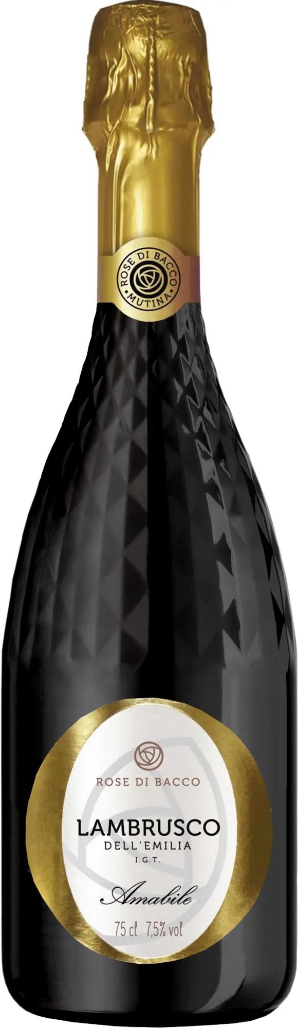 Lambrusco Rose di Bacco Amabile Rosso 7,5% 0,75l