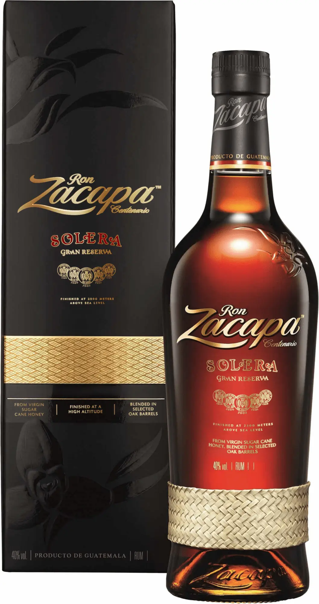 Ron Zacapa Centenario Solera Grand Reserva 1l 40% (dárkové balení)