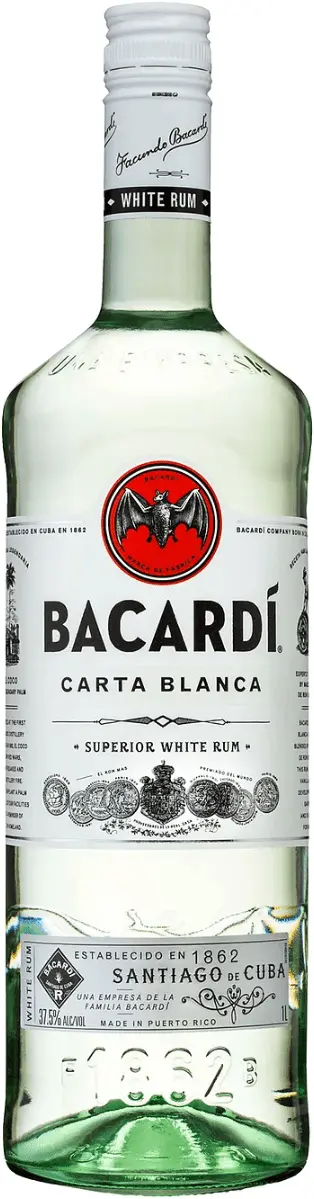 Bacardi Carta Blanca 0,7l 37,5%