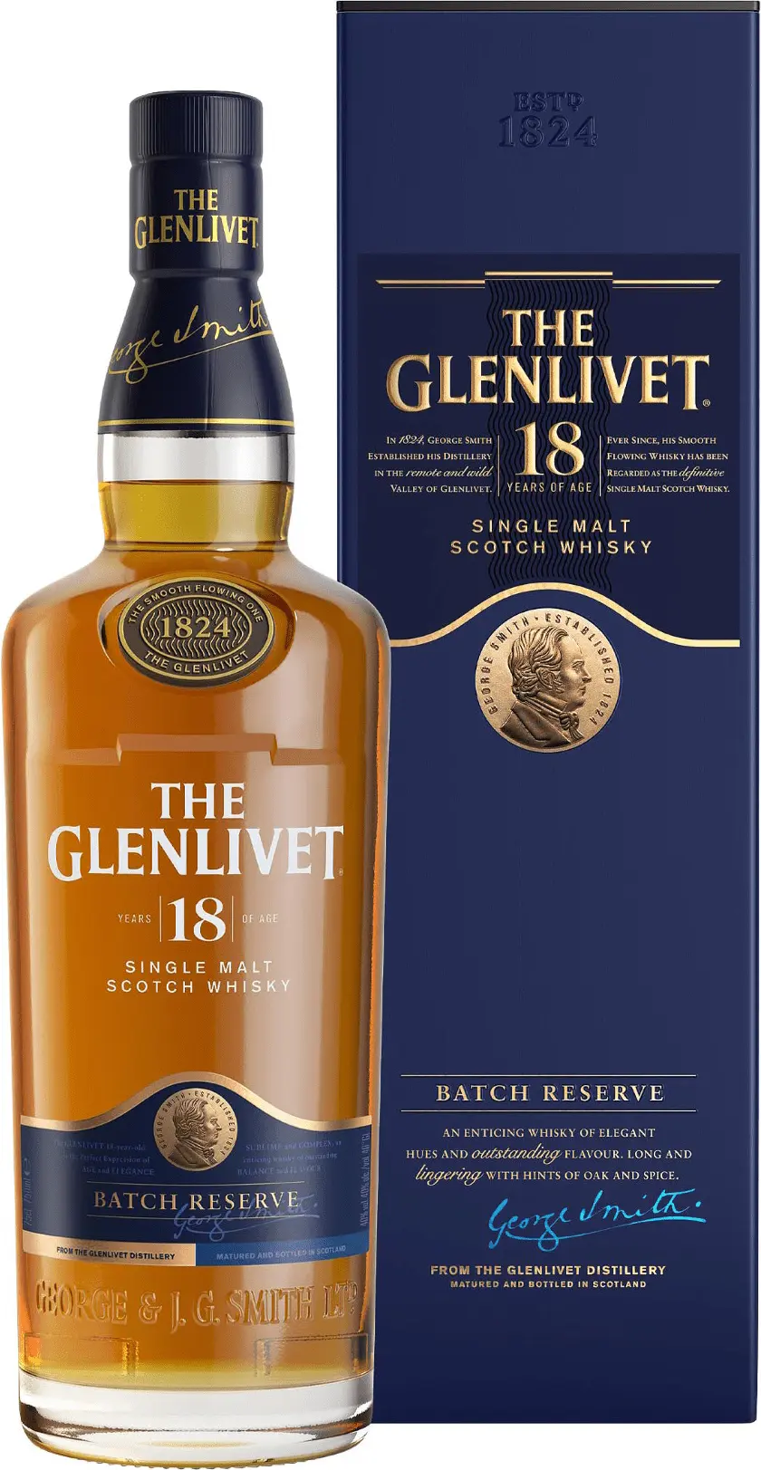 The Glenlivet 18 letá 40% 0,7l