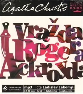 CD Vražda Rogera Ackroyda (audiokniha) - Agatha Christie