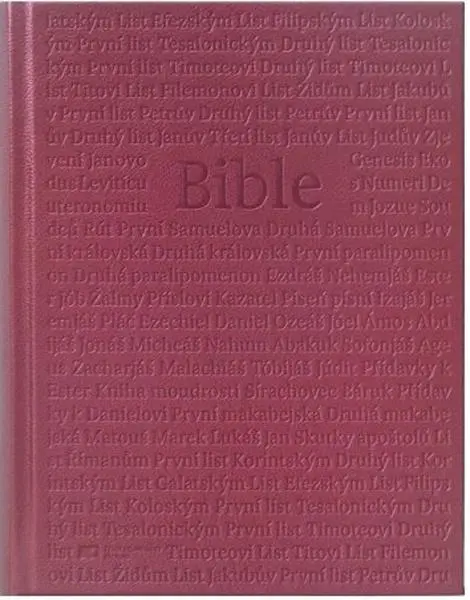 Bible (lesklá vínová, rodinná)
