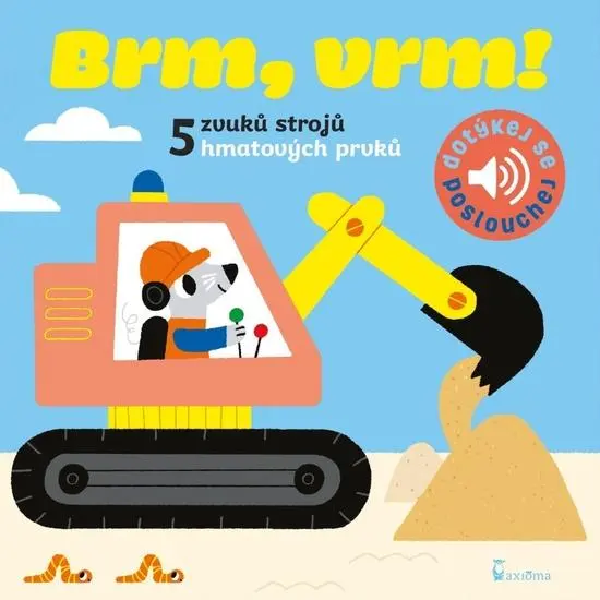 Brm, vrm - Dotykové a zvukové leporelo