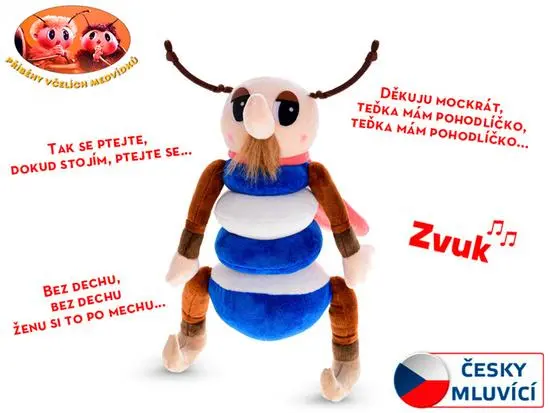 Mikro trading Příběhy včelích medvídků Kvapník 32 cm s písničkami