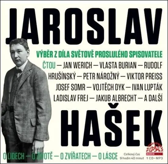 CD Jaroslav Hašek - Výběr z díla světově proslulého spisovatel (audiokniha) - Jaroslav Hašek
