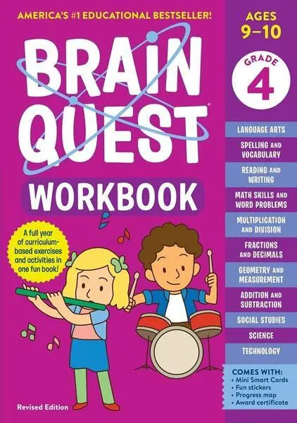 Brain Quest Workbook: 4th Grade Revised Edition - Workman Publishing, Barbara Gregorich
