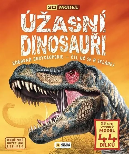 Úžasní dinosauři - Zábavná encyklopedie - Čti uč se a skládej (Dárkový box - kniha + model