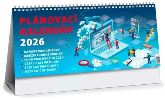 Plánovací kalendár 2026 - stolový kalendár