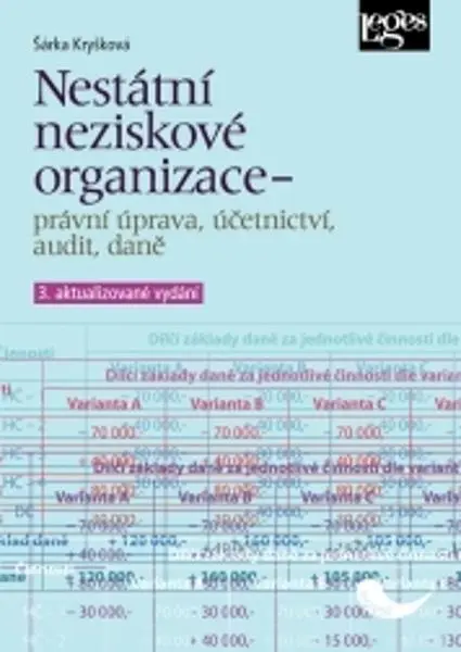 Nestátní neziskové organizace - právní úprava, účetnictví, audit, daně