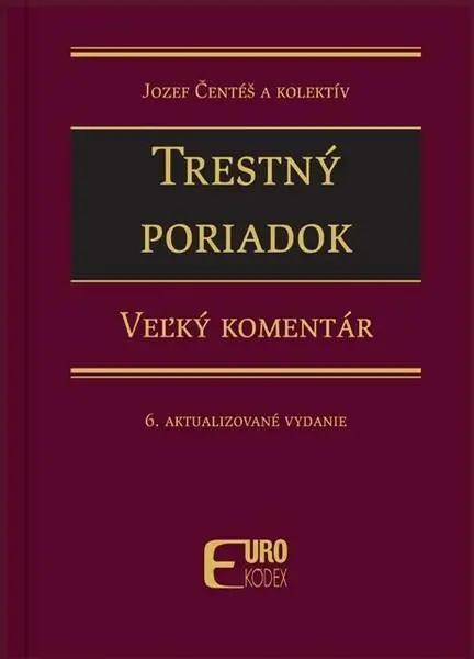 Trestný poriadok - Jozef Čentéš