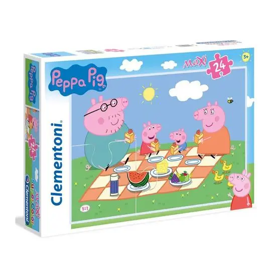 Puzzle Maxi Prasátko Peppa - puzzle z kategorie Maxi dieliky