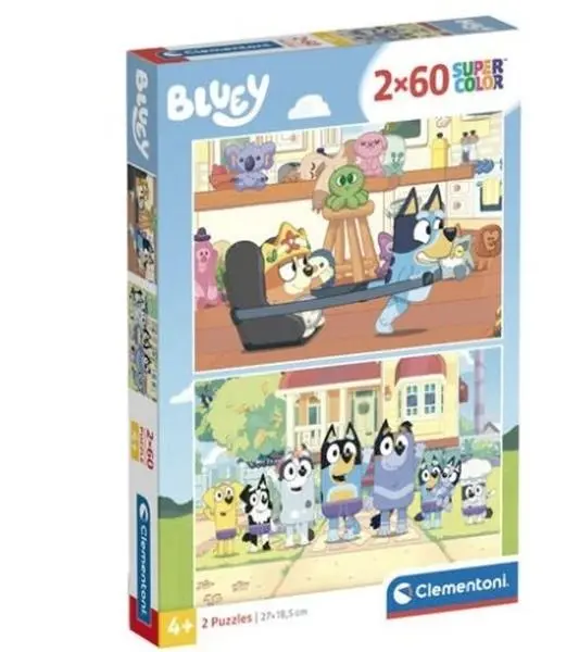 Puzzle Bluey 2x60 dílků - Clementoni