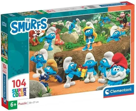 Clementoni - Puzzle 104 Šmoulové