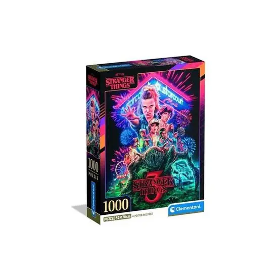 Clementoni Puzzle 1000 Compact StrangerThings